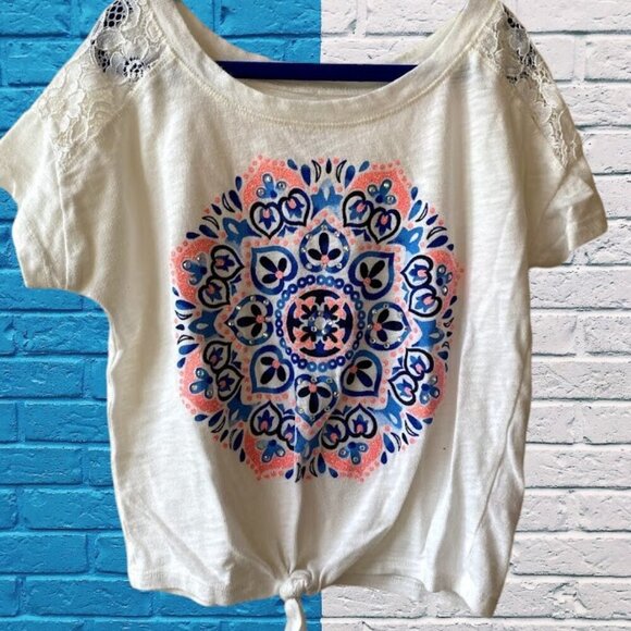 Justice Girl's Lace Top - Picture 1 of 8